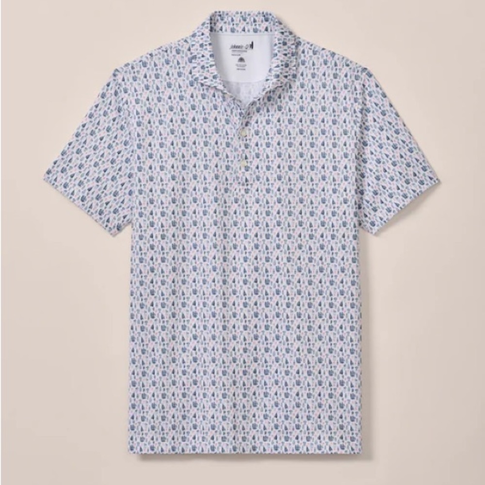 Johnnie-O Performance Jersey Polo XL Manhatty Destination Polo